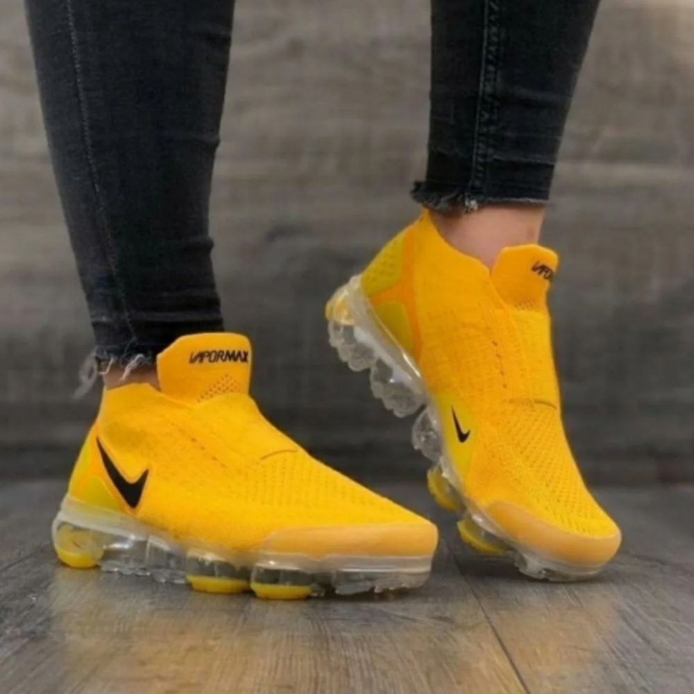 Nike Air max yellow black 2020 moc women laceless